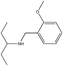 N-(2-methoxybenzyl)-3-pentanamine Struktur