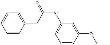 N-(3-ethoxyphenyl)-2-phenylacetamide Struktur