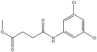 methyl 4-(3,5-dichloroanilino)-4-oxobutanoate Struktur