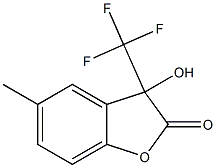 3-hydroxy-5-methyl-3-(trifluoromethyl)-1-benzofuran-2(3H)-one Struktur