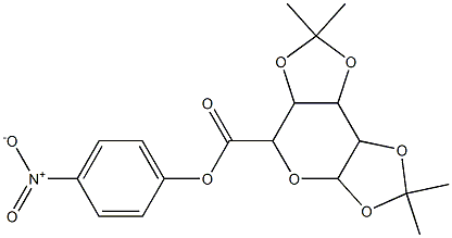 4-nitrophenyl 2,2,7,7-tetramethyltetrahydro-3aH-di[1,3]dioxolo[4,5-b:4,5-d]pyran-5-carboxylate Struktur