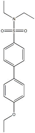 4'-ethoxy-N,N-diethyl[1,1'-biphenyl]-4-sulfonamide Struktur