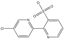 2-(5-chloropyridyl)pyridine-3-sulfonate Struktur