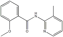 2-methoxy-N-(3-methyl-2-pyridinyl)benzamide Struktur