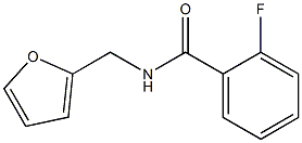 2-fluoro-N-(2-furylmethyl)benzamide Struktur