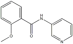 2-methoxy-N-(3-pyridinyl)benzamide Struktur