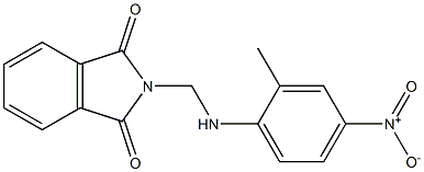 2-({4-nitro-2-methylanilino}methyl)-1H-isoindole-1,3(2H)-dione Struktur