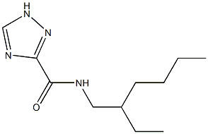 N-(2-ethylhexyl)-1H-1,2,4-triazole-3-carboxamide Struktur