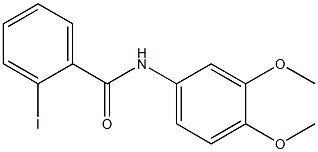 N-(3,4-dimethoxyphenyl)-2-iodobenzamide Struktur