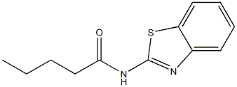 N-(1,3-benzothiazol-2-yl)pentanamide Struktur