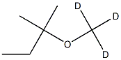 1,1-Dimethylpropyl  methyl-d3  ether Struktur