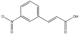 (E)-3-(3-nitrophenyl)-2-propenoic acid Struktur