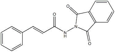 (E)-N-(1,3-dioxo-1,3-dihydro-2H-isoindol-2-yl)-3-phenyl-2-propenamide Struktur