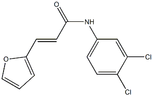 (E)-N-(3,4-dichlorophenyl)-3-(2-furyl)-2-propenamide Struktur