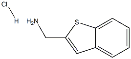 1-(1-benzothien-2-yl)methanamine hydrochloride Struktur