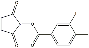 1-[(3-iodo-4-methylbenzoyl)oxy]-2,5-pyrrolidinedione Struktur