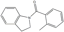 2,3-dihydro-1H-indol-1-yl(2-methylphenyl)methanone Struktur