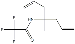 N-(1-allyl-1-methyl-3-butenyl)-2,2,2-trifluoroacetamide Struktur