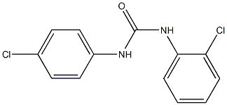 N-(2-chlorophenyl)-N'-(4-chlorophenyl)urea Struktur