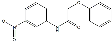 N-(3-nitrophenyl)-2-phenoxyacetamide Struktur