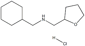 N-(cyclohexylmethyl)(tetrahydro-2-furanyl)methanamine hydrochloride Struktur