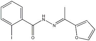 N'-[(E)-1-(2-furyl)ethylidene]-2-iodobenzohydrazide Struktur