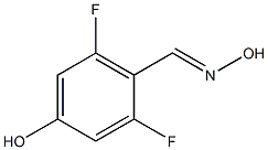 2,6-Difluoro-4-hydroxybenzaldehyde oxime ,97% Struktur