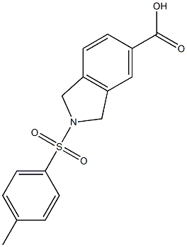 2-Tosylisoindoline-5-carboxylic acid ,97% Struktur