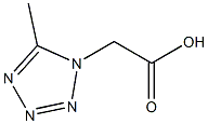 (5-methyl-1H-tetrazol-1-yl)acetic acid Struktur