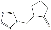 2-(1H-1,2,4-triazol-1-ylmethyl)cyclopentanone Struktur