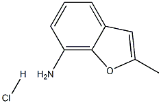 2-methyl-1-benzofuran-7-amine hydrochloride Struktur