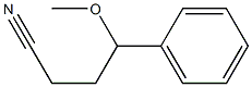 4-methoxy-4-phenylbutanenitrile Struktur