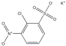 2-Chloro-3-nitrobenzenesulfonic acid potassium salt Struktur