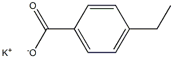 4-Ethylbenzoic acid potassium salt Struktur