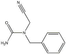 2-(N-Benzylureido)acetonitrile Struktur