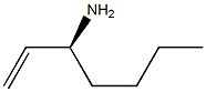 [S,(+)]-1-Vinyl-1-pentanamine Struktur