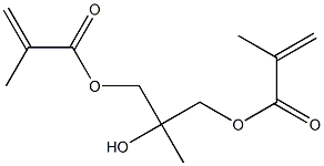 2-Hydroxy-1,3-bis(methacryloyloxy)-2-methylpropane Struktur