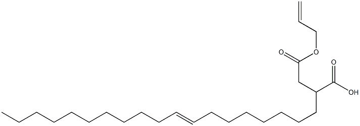 2-(8-Nonadecenyl)succinic acid 1-hydrogen 4-allyl ester Struktur