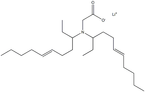 N,N-Di(6-undecen-3-yl)glycine lithium salt Struktur