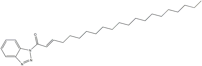 1-(1-Oxo-2-henicosenyl)-1H-benzotriazole Struktur