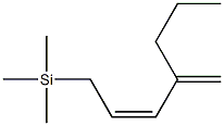 [(2Z)-4-Propyl-2,4-pentadienyl]trimethylsilane Struktur