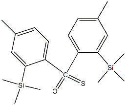 Trimethylsilyl(4-methylphenyl) thioketoneoxide Struktur