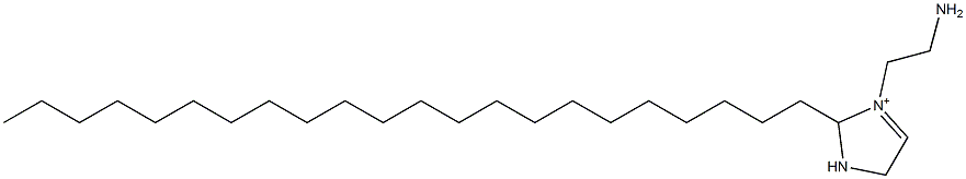 3-(2-Aminoethyl)-2-docosyl-3-imidazoline-3-ium Struktur