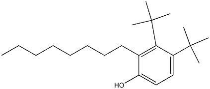 Di-tert-butyloctylphenol Struktur