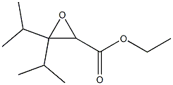 3,3-Diisopropyloxirane-2-carboxylic acid ethyl ester Struktur