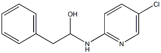 5-Chloro-2-[[1-hydroxy-2-(phenyl)ethyl]amino]pyridine Struktur