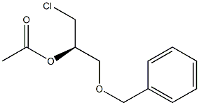 (R)-2-Benzyloxy-1-chloromethylethanol acetate Struktur