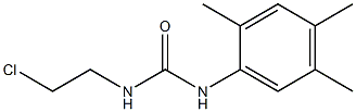 1-(2-Chloroethyl)-3-(2,4,5-trimethylphenyl)urea Struktur