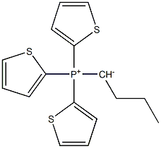 1-Tri(2-thienyl)phosphoniobutan-1-ide Struktur