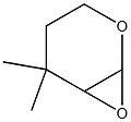 2,3-Epoxytetrahydro-4,4-dimethyl-4H-pyran Struktur